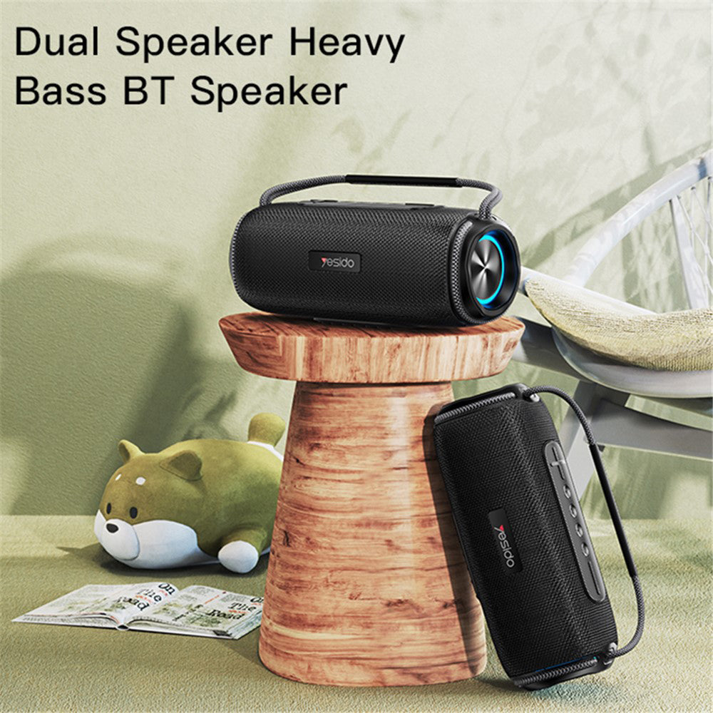 Přenosný Bluetooth reproduktor Yesido YSW11, 40W, RGB, voděodolný, černý