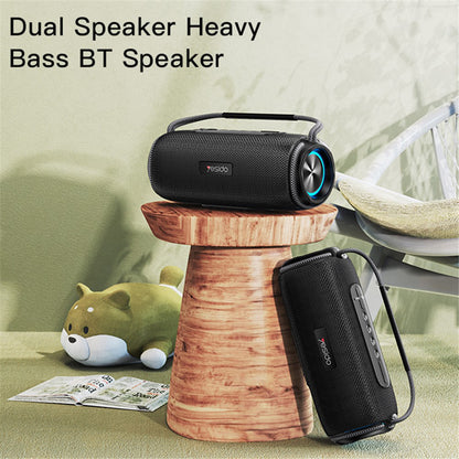 Přenosný Bluetooth reproduktor Yesido YSW11, 40W, RGB, voděodolný, černý