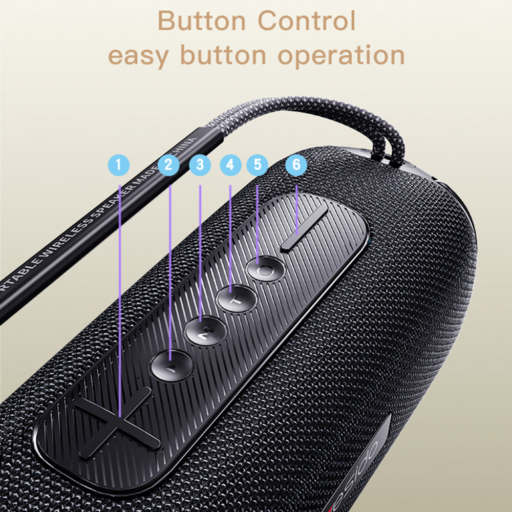 Přenosný Bluetooth reproduktor Yesido YSW11, 40W, RGB, voděodolný, černý