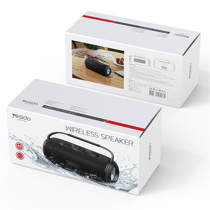 Přenosný Bluetooth reproduktor Yesido YSW11, 40W, RGB, voděodolný, černý
