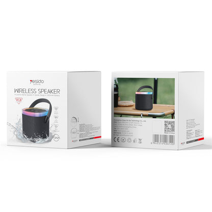 Přenosný Bluetooth reproduktor Yesido YSW25, 5W, RGB, černý