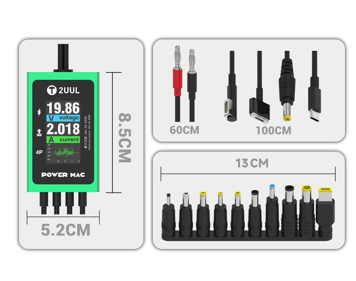 Napájecí kabel 2UUL PW08 pro notebooky
