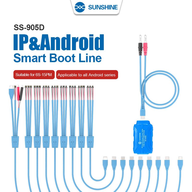 Napájecí kabel Sunshine SS-905D 21 Type pro Apple iPhone / Android Series