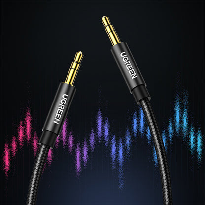Audio kabel 3.5mm - 3.5mm UGREEN AV112, 1m, černý