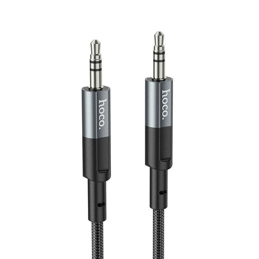 Audio kabel 3.5mm - 3.5mm HOCO UPA23, 1m, šedý