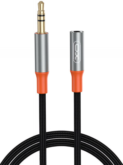 Audio kabel 3.5mm - 3.5mm XO Design NB-R269A, 1m, Černý