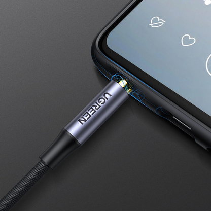 Audio kabel 3,5 mm - 3,5 mm UGREEN AV183, 1,5 m, černý