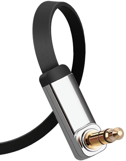 Audio kabel 3.5mm - 3.5mm UGREEN AV119 Angled, 2m, Černý
