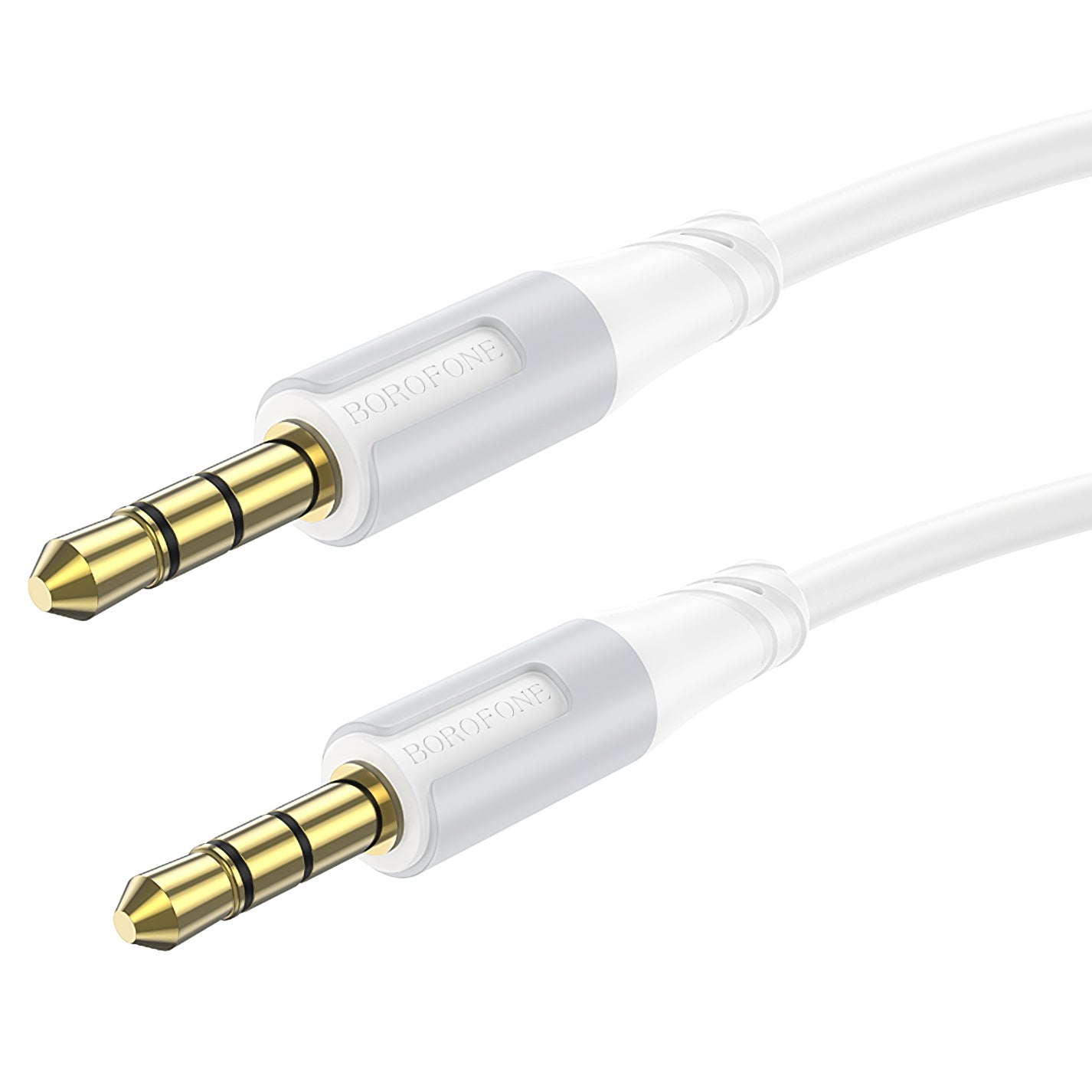 Audio Cable 3.5mm - 3.5mm Borofone BL19 Creator, 1m, White