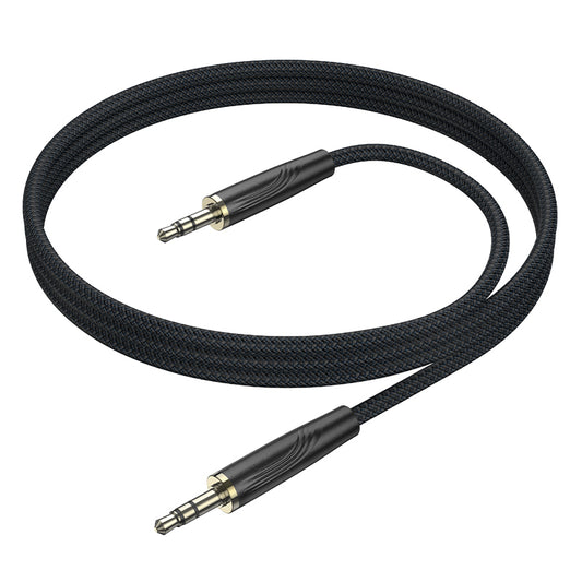 Audio kabel 3.5mm - 3.5mm Borofone BL23 Refinado, 1m, Černý