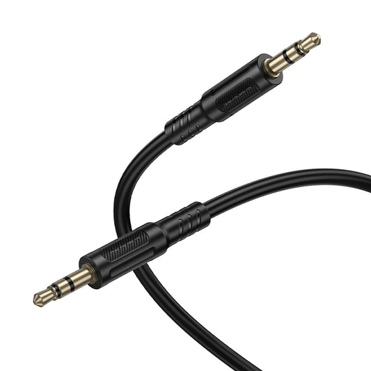 Audio kabel 3.5mm - 3.5mm Borofone BL25 Nice, 1m, Černý