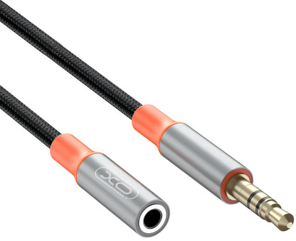Audio kabel 3.5mm - 3.5mm XO Design NB-R269A, 1m, Černý