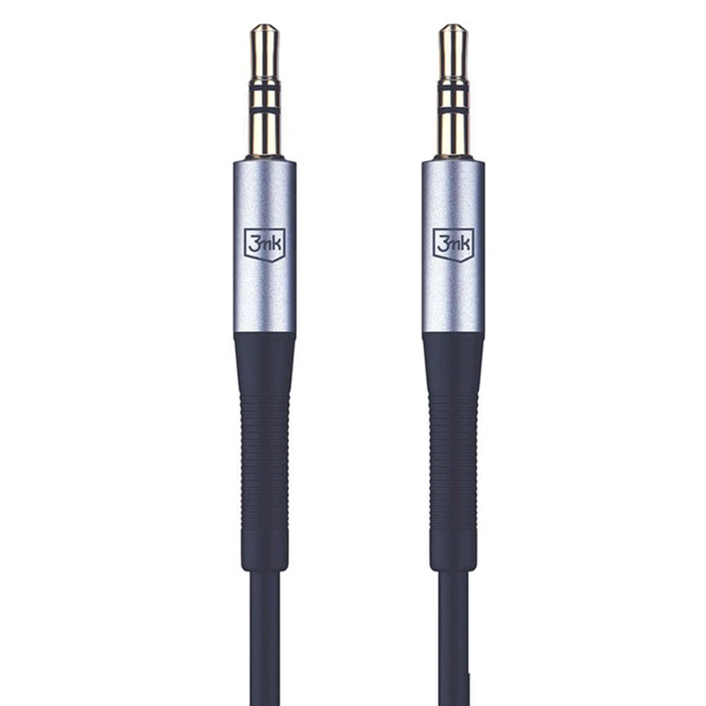 Audio kabel 3,5 mm - 3,5 mm 3MK, 1 m, černý