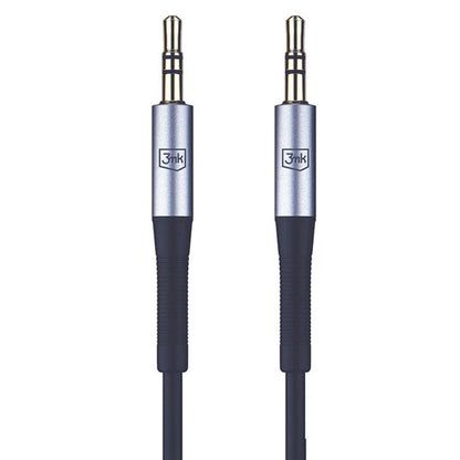 Audio kabel 3,5 mm - 3,5 mm 3MK, 1 m, černý