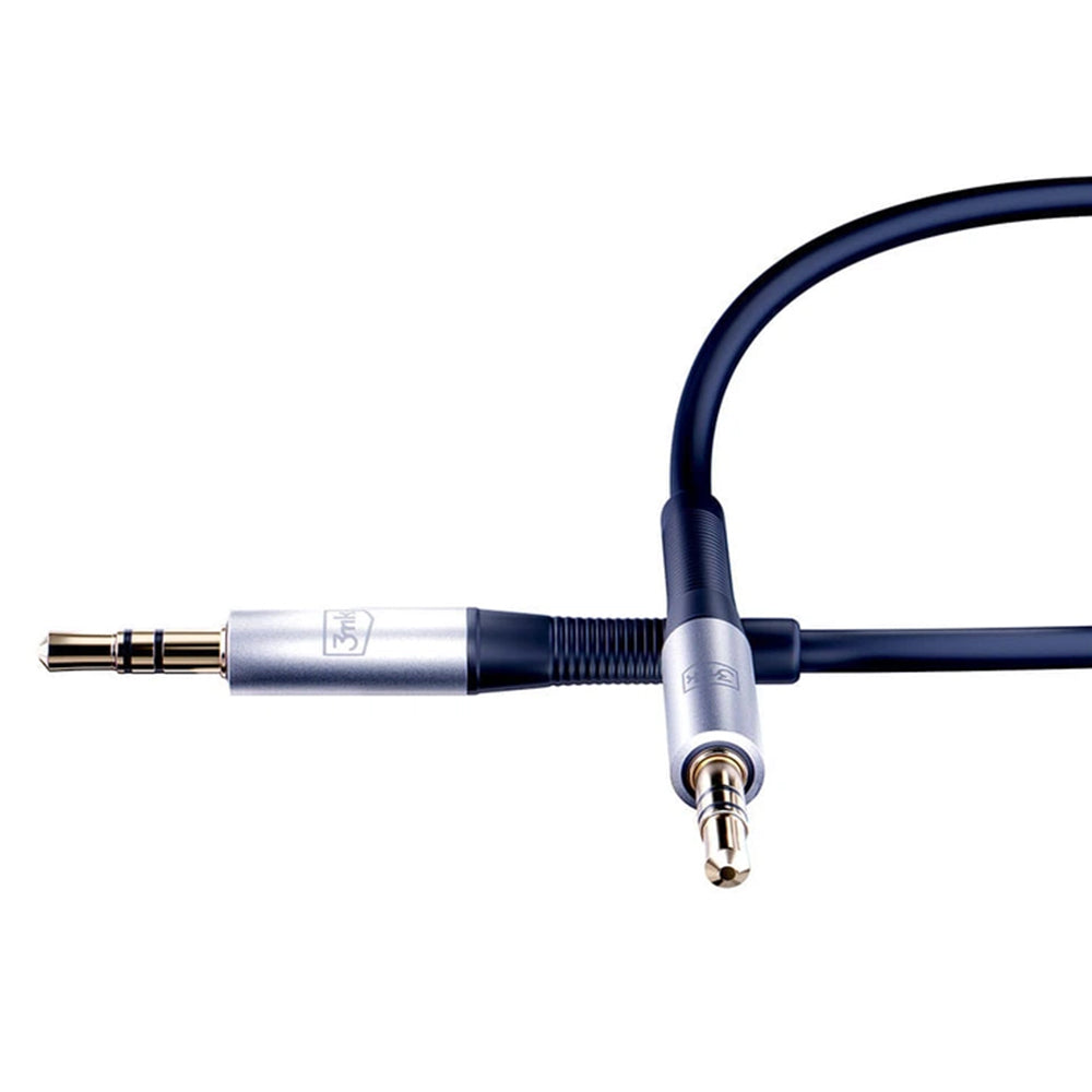 Audio kabel 3,5 mm - 3,5 mm 3MK, 1 m, černý