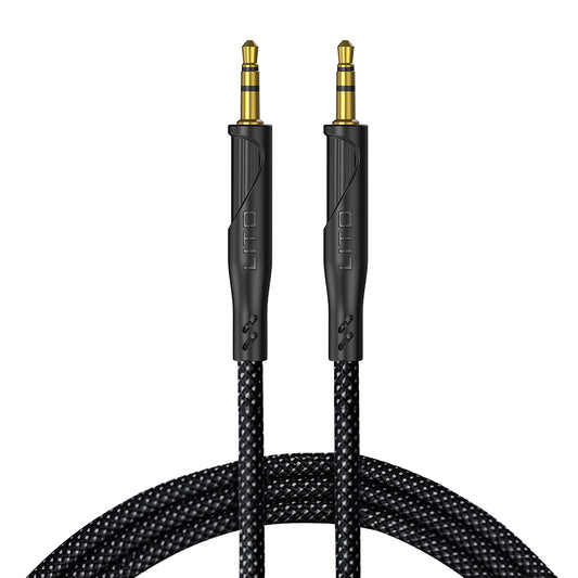 Audio kabel 3.5mm - 3.5mm Lito LA02, 1m, černý