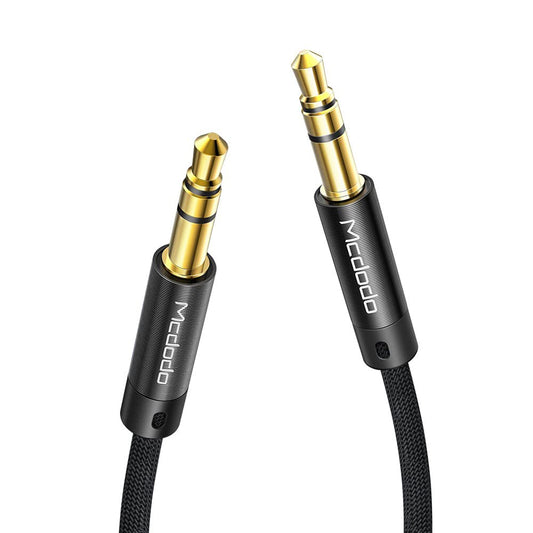 Audio kabel 3.5mm - 3.5mm McDodo CA-6640, 1.2m, černý