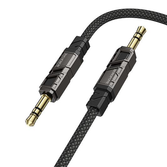 Audio kabel 3.5mm - 3.5mm Borofone BL22 Dignity, 1m, Černý