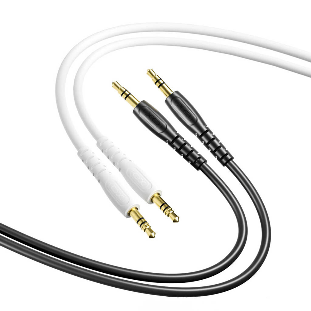 Audio kabel 3.5mm - 3.5mm XO Design NB-R270, 1m, Černý