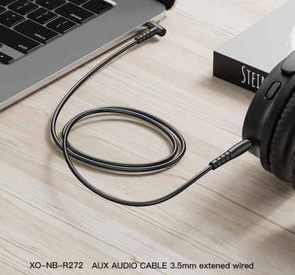 Audio kabel 3.5mm - 3.5mm XO Design NB-R272, 1m, Černý