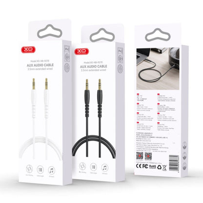 Audio kabel 3.5mm - 3.5mm XO Design NB-R270, 1m, Černý