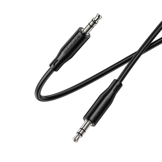 Audio kabel 3,5 mm - 3,5 mm Borofone BL26 Standard, 1 m, černý
