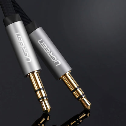 Audio kabel 3.5mm - 3.5mm UGREEN AV119 Angled, 2m, Černý
