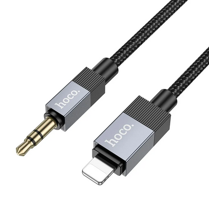 Audio kabel Lightning - 3.5mm HOCO UPA32A, 1m, Černý