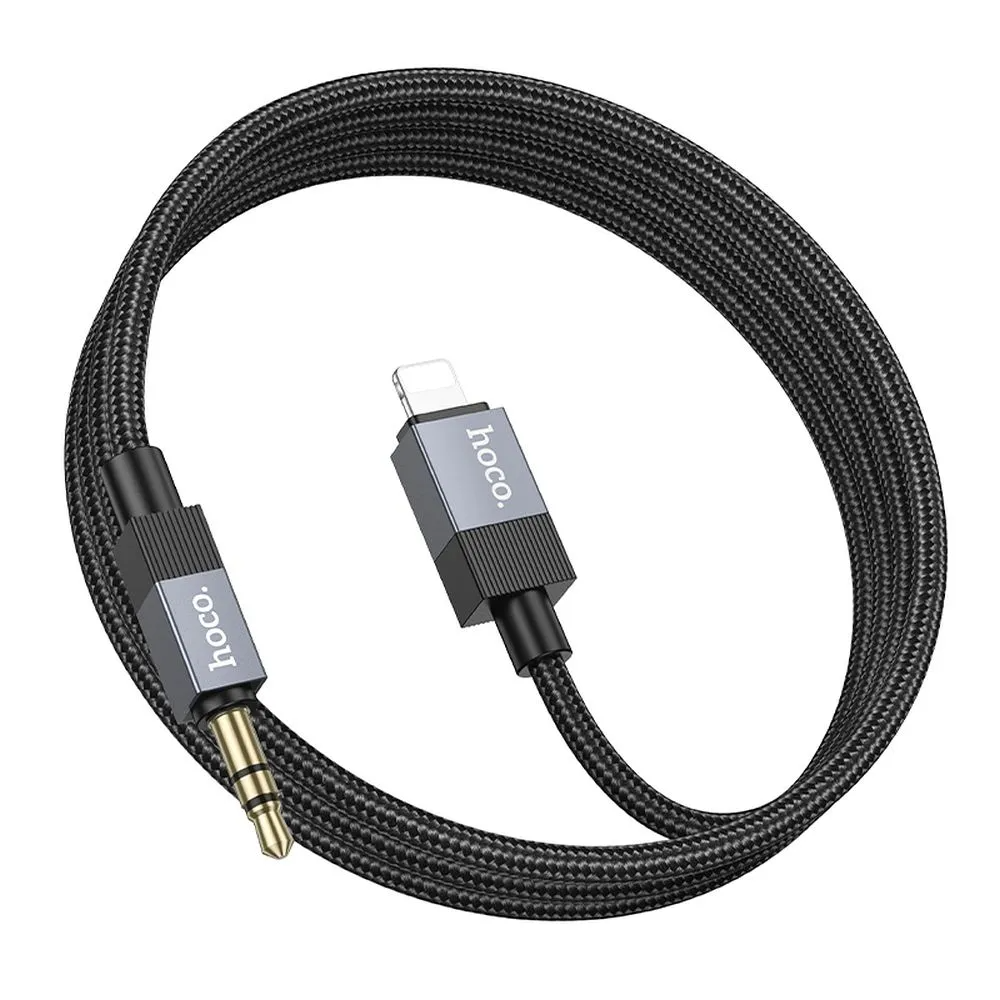 Audio kabel Lightning - 3.5mm HOCO UPA32A, 1m, Černý