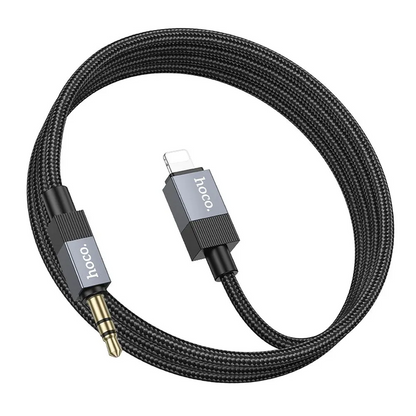 Audio kabel Lightning - 3.5mm HOCO UPA32A, 1m, Černý