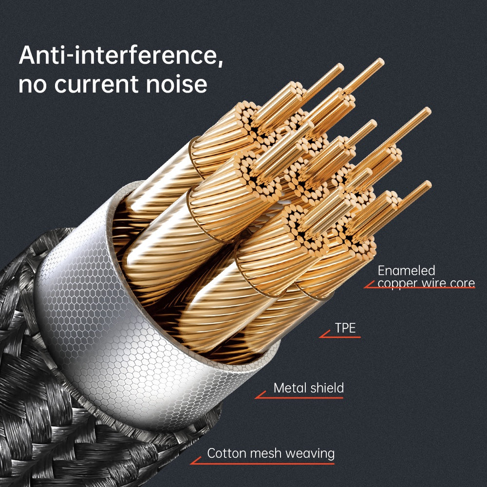 Audio kabel Lightning - 3.5mm McDodo CA-0890, 1.8m, Černý