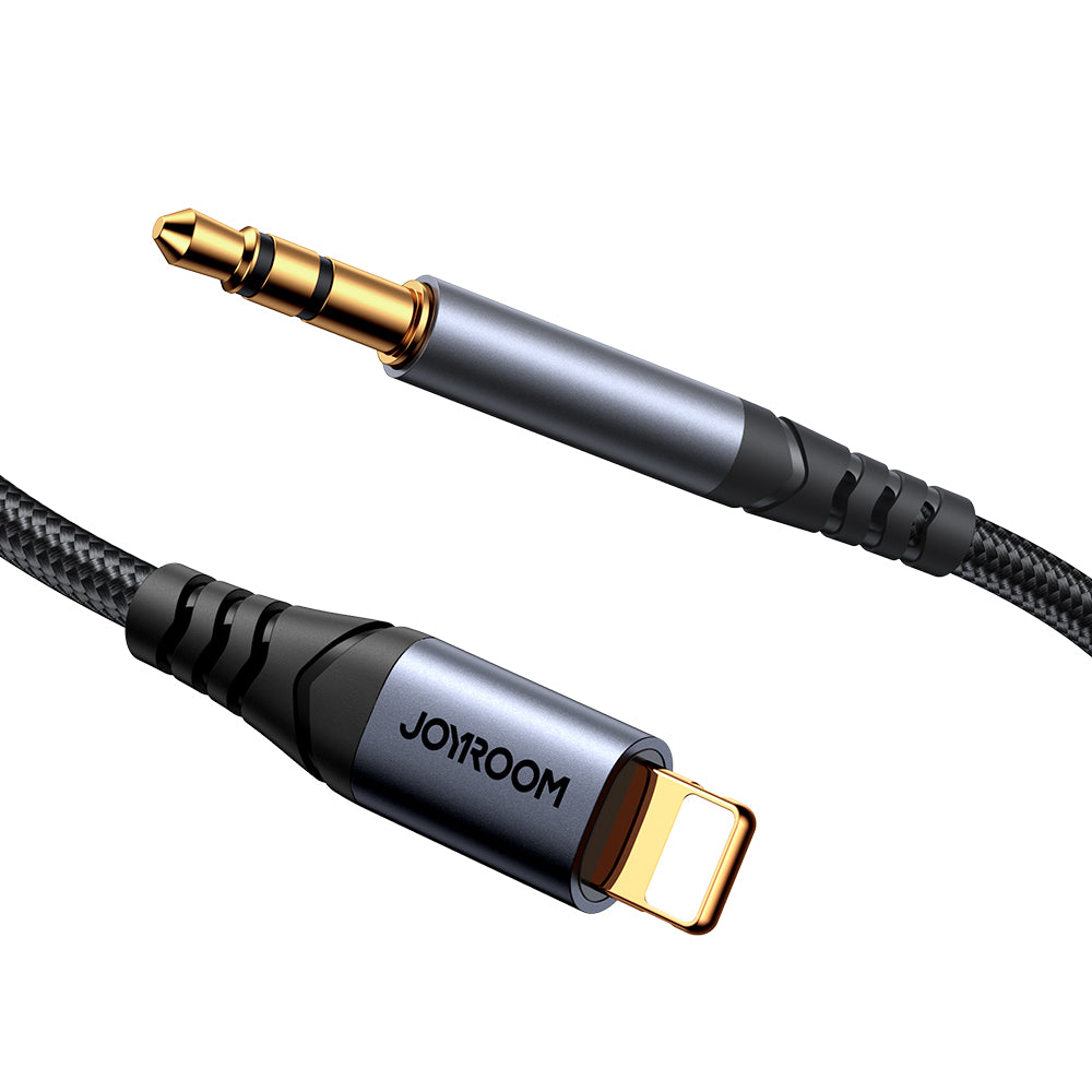 Audio kabel Lightning - 3.5mm Joyroom SY-A06, 1.2m, černý