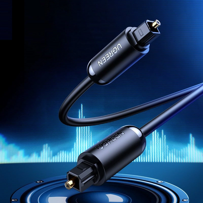 Optický audio kabel UGREEN AV122, Toslink / SPDIF, 1,5 m, černý