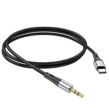Audio kabel USB-C - 3.5mm HOCO UPA22, 1m, černý