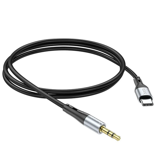 Audio kabel USB-C - 3.5mm HOCO UPA22, 1m, černý