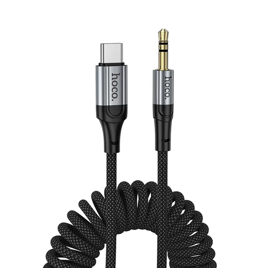 Audio kabel USB-C - 3.5mm HOCO UPA33B, 1.5m, Černý