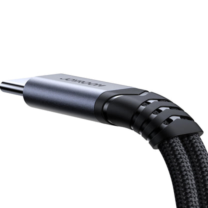 Audio kabel USB-C - 3.5mm / USB-C Joyroom SY-C02, 0.14m, černý