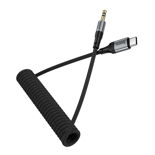 Audio kabel USB-C - 3.5mm HOCO UPA33B, 1.5m, Černý