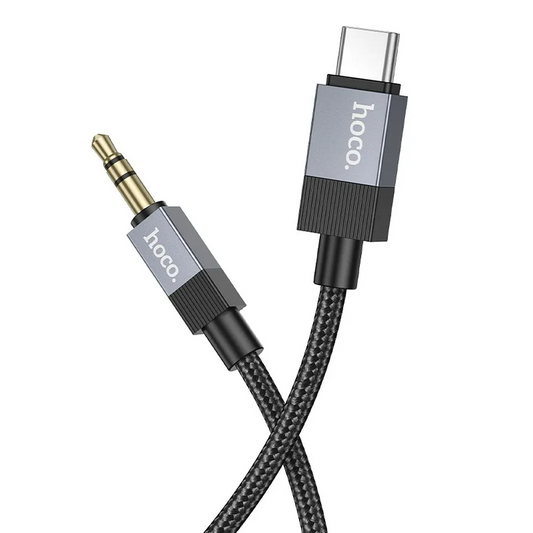 Audio kabel USB-C - 3.5mm HOCO UPA32B, 1m, Černý