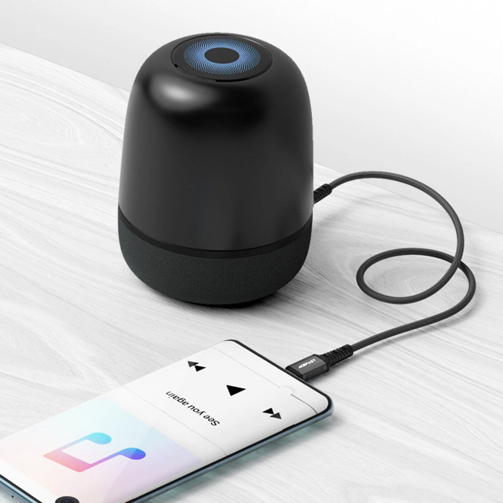 Audio kabel USB-C - 3.5mm Acefast C1-08, 1.2m, černý