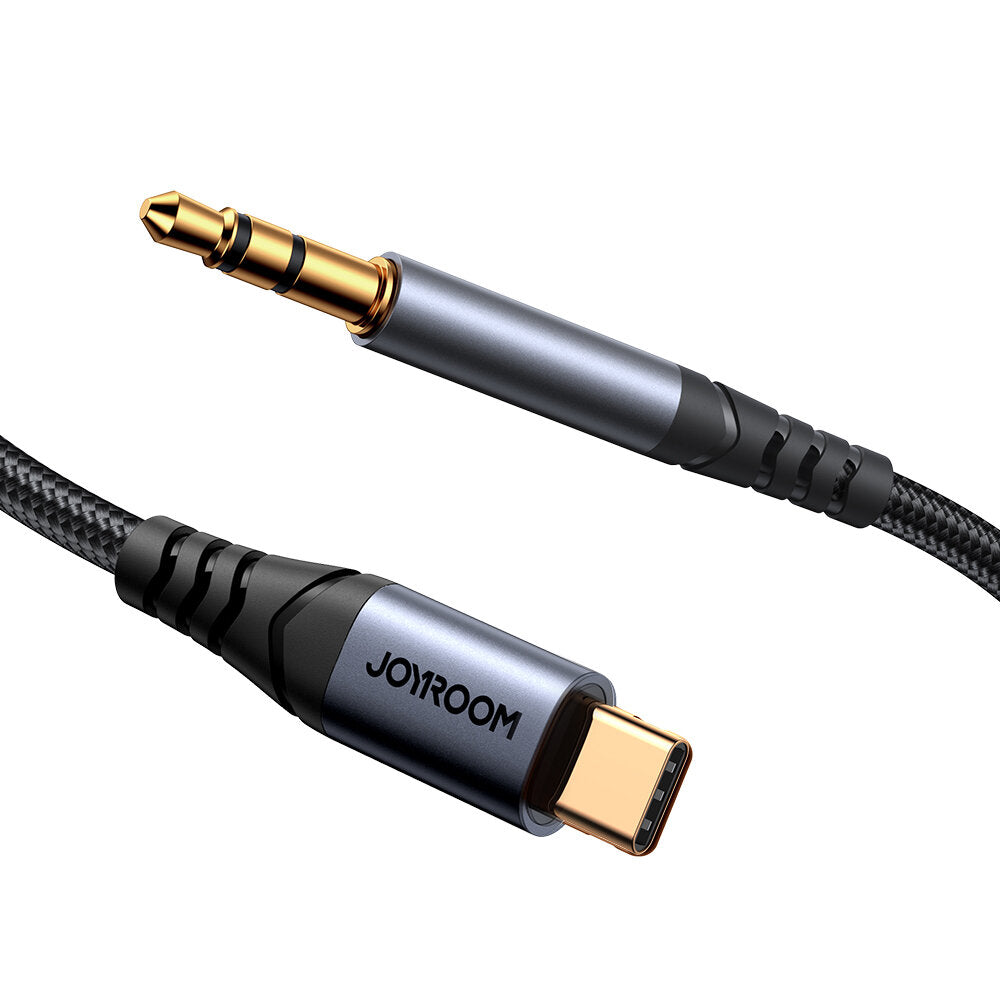 Audio kabel USB-C - 3.5mm Joyroom SY-A07, 1.2m, černý