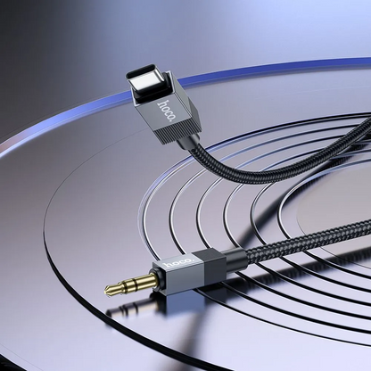Audio kabel USB-C - 3.5mm HOCO UPA32B, 1m, Černý
