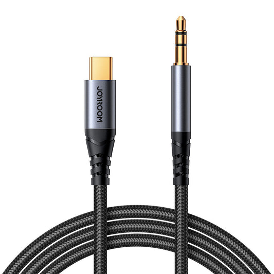 Audio kabel USB-C - 3.5mm Joyroom SY-A07, 1.2m, černý