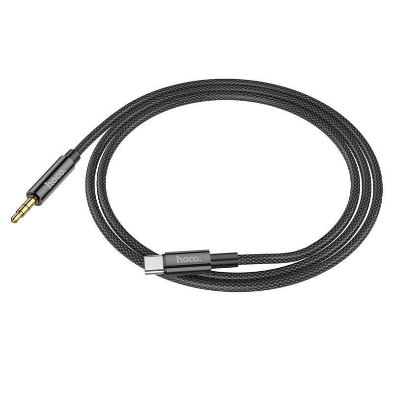 USB-C to 3.5mm Audio Cable HOCO UPA19, 1m, Black