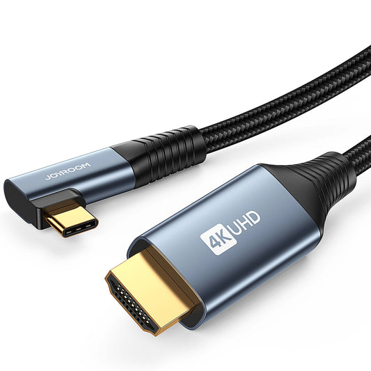 Audio a video kabel USB-C - HDMI Joyroom SY-20C1 Angled, 2m, šedý