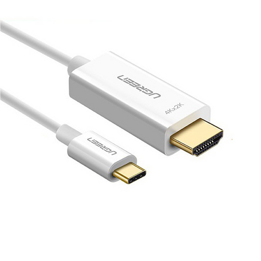 Audio a video kabel USB-C - HDMI UGREEN MM121, 1.5m, bílý