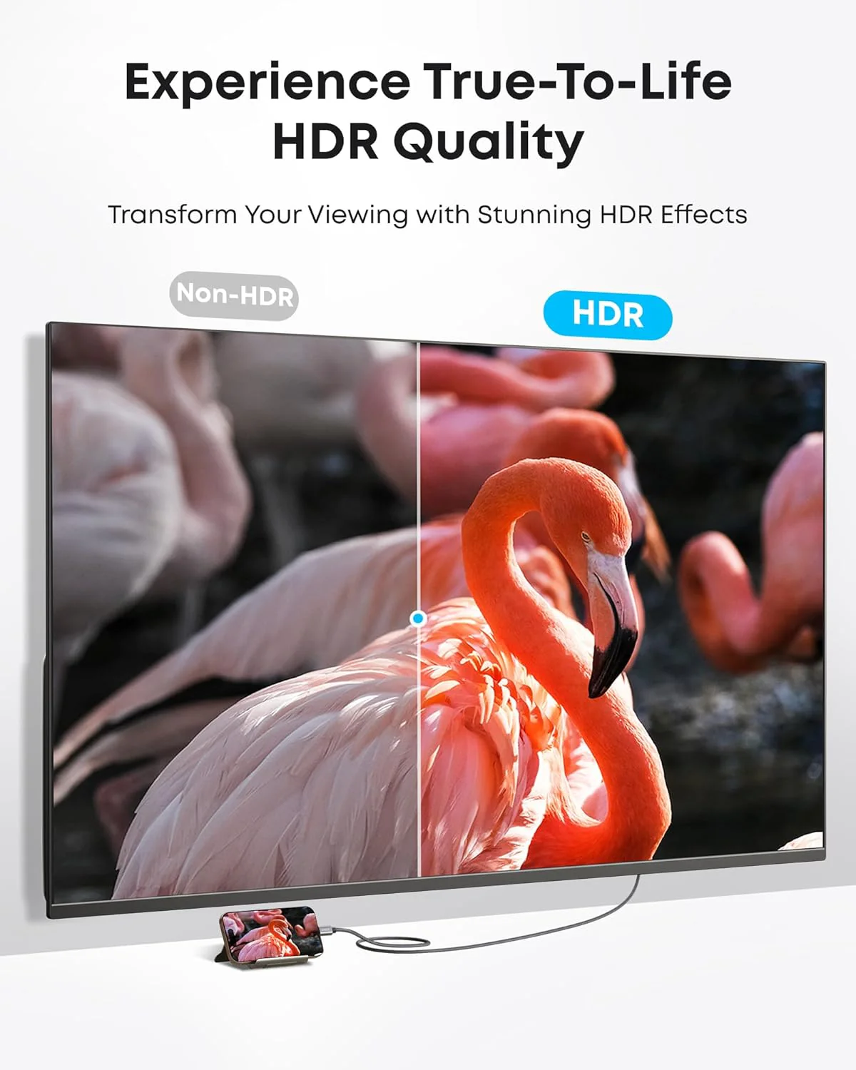 Audio a video kabel USB-C - HDMI Anker Nano, 1.8m, šedý A87E0H12