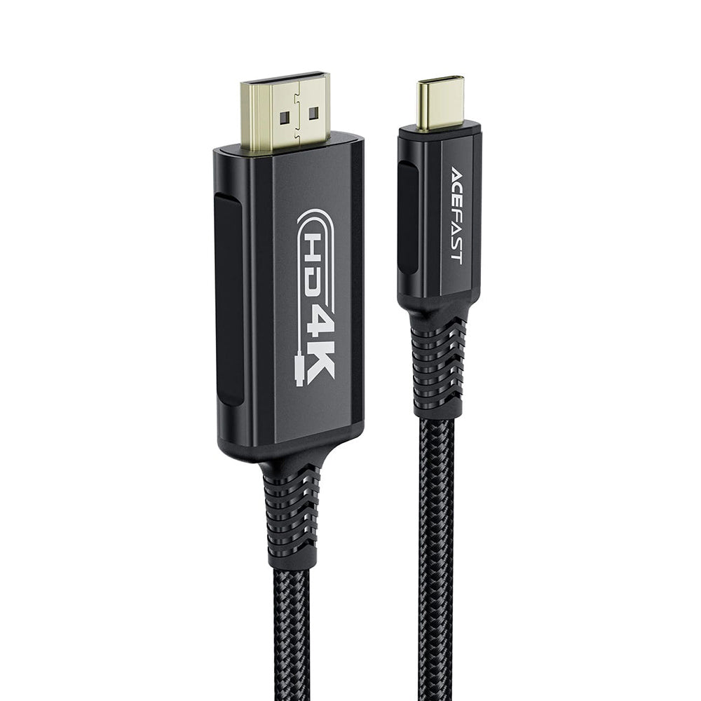USB-C to HDMI Audio and Video Cable Acefast C1-10, 1.8m, Black