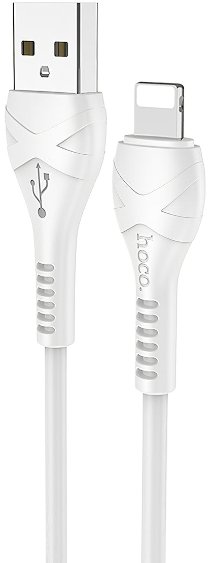 Datový a nabíjecí kabel USB-A - Lightning HOCO X37, 18W, 1m, Bílý