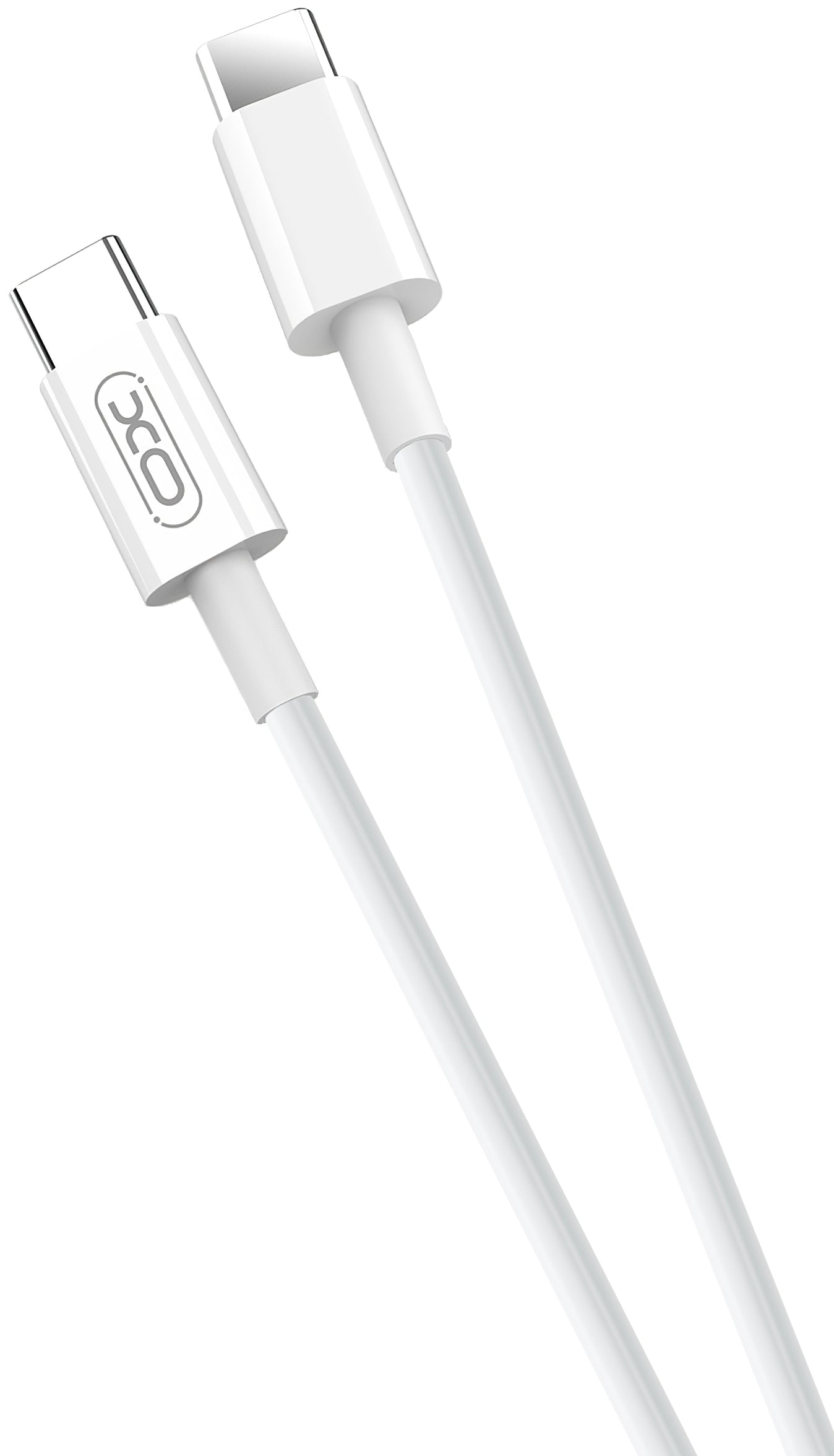 Kabel pro data a nabíjení USB-C - USB-C XO Design NB124, 40W, 1m, Bílý